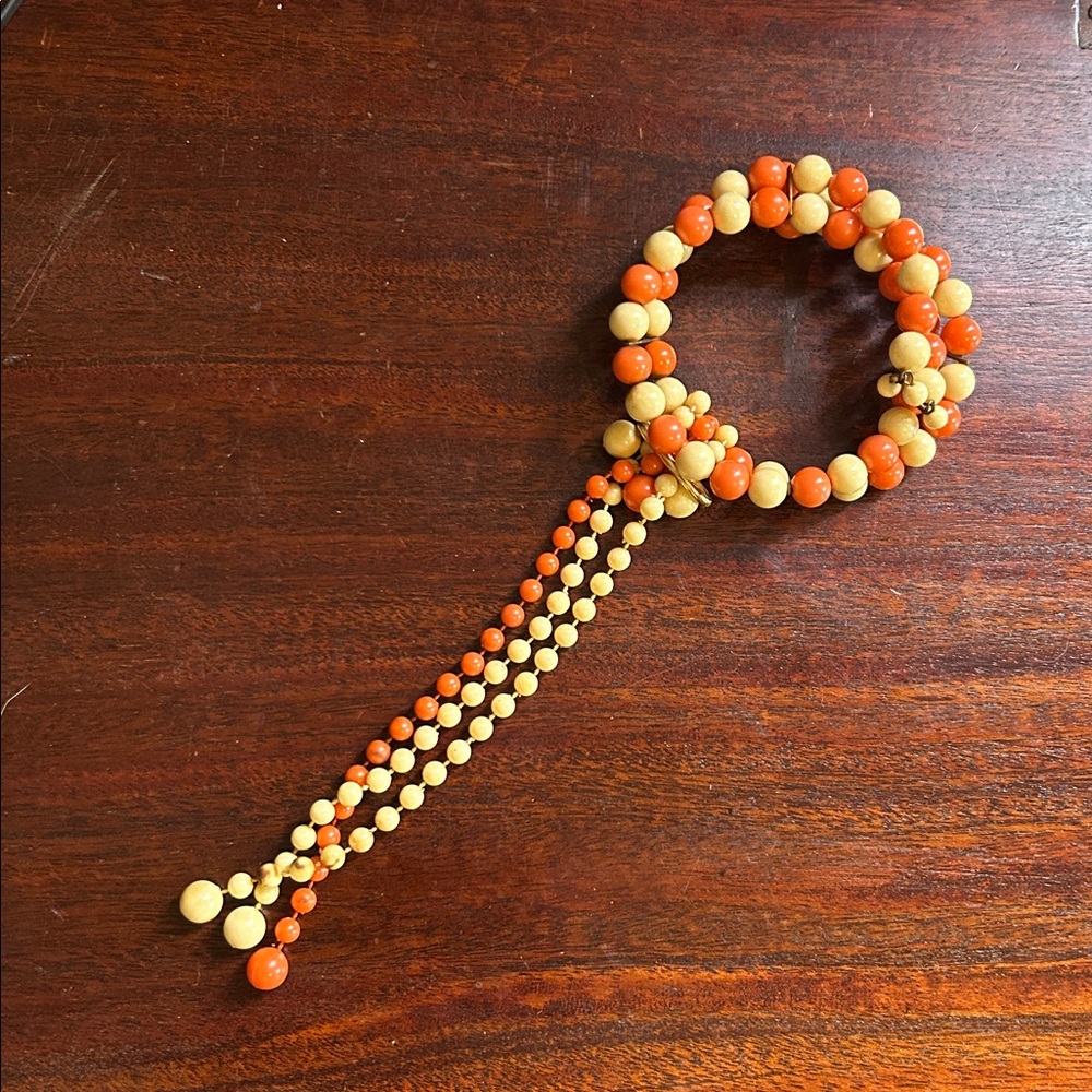 Fun Funky Vintage Beaded Choker - Picture 3 of 7